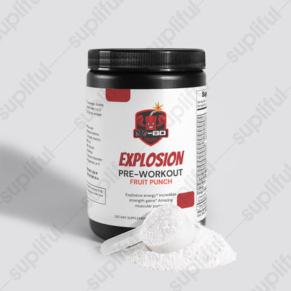 Explosion Nitric Shock Pre-Workout Powder (Fruit Punch)